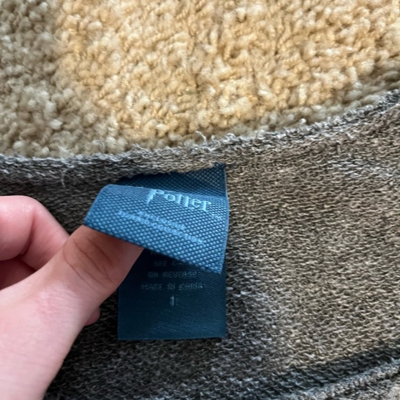 Harry Potter hogwarts quidditch gray long sleeve pocked sweater never worn - Picture 6 of 6